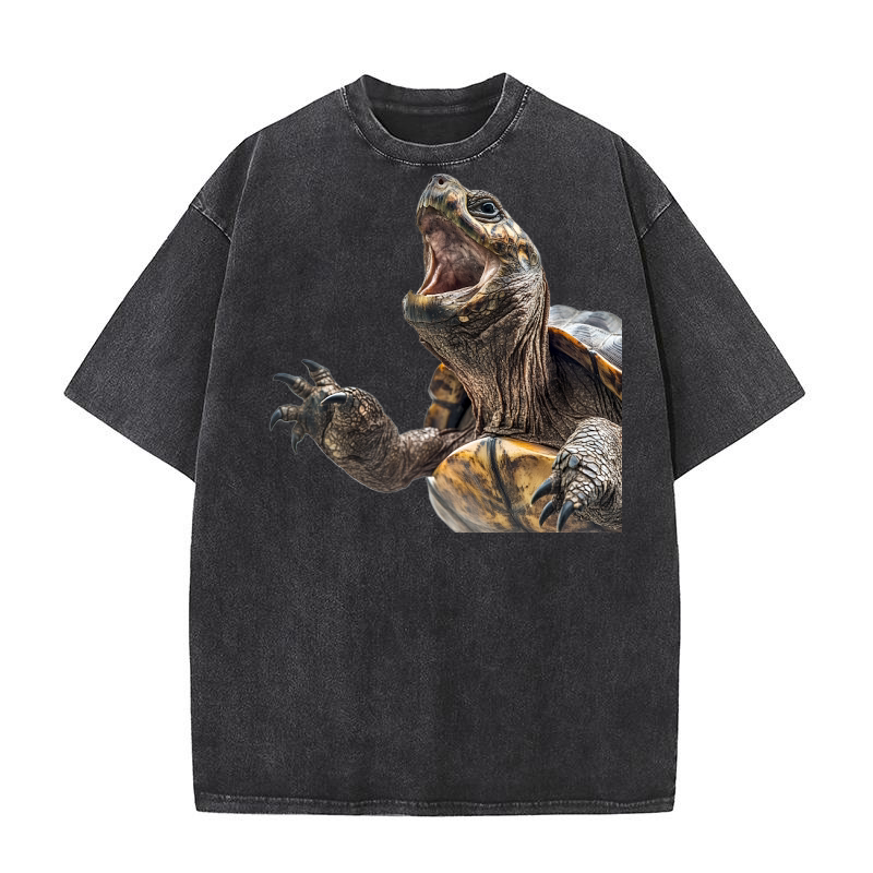 Three Tortoise 04 Washed T-Shirt