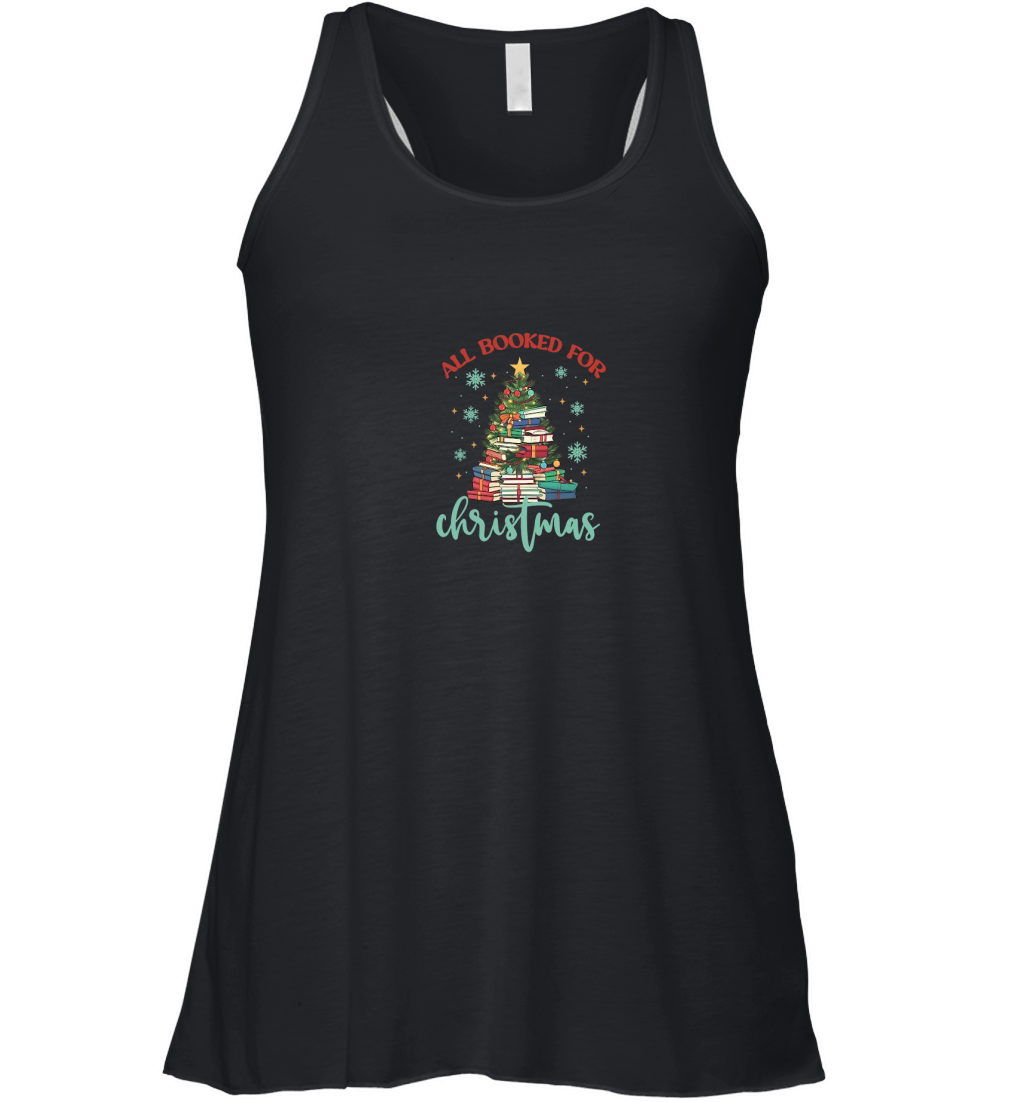 All Booked for Christmas Women's Flowy Tank Top