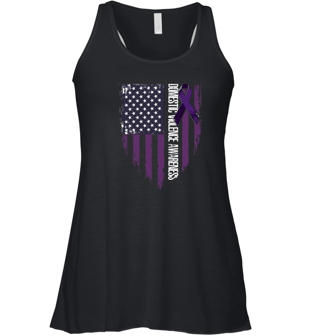 Domestic violencf awareness Women's Flowy Tank Top