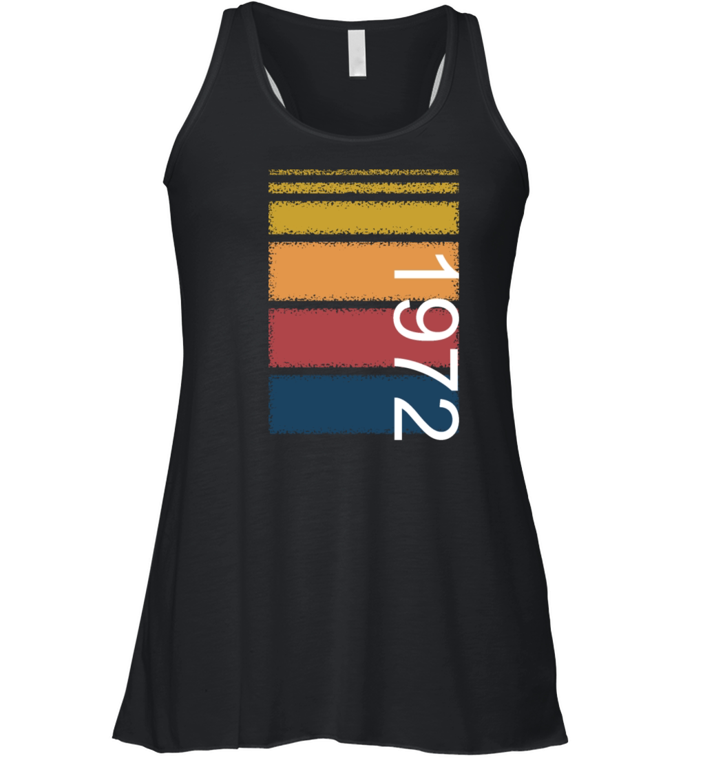 Retro-Vintage year 1972 Women's Flowy Tank Top