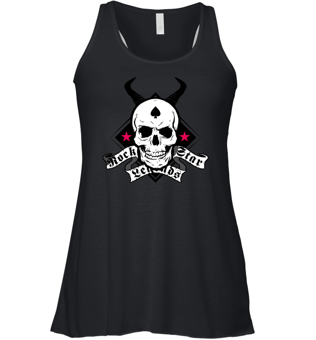 ROCK STAR SKULL Women's Flowy Tank Top