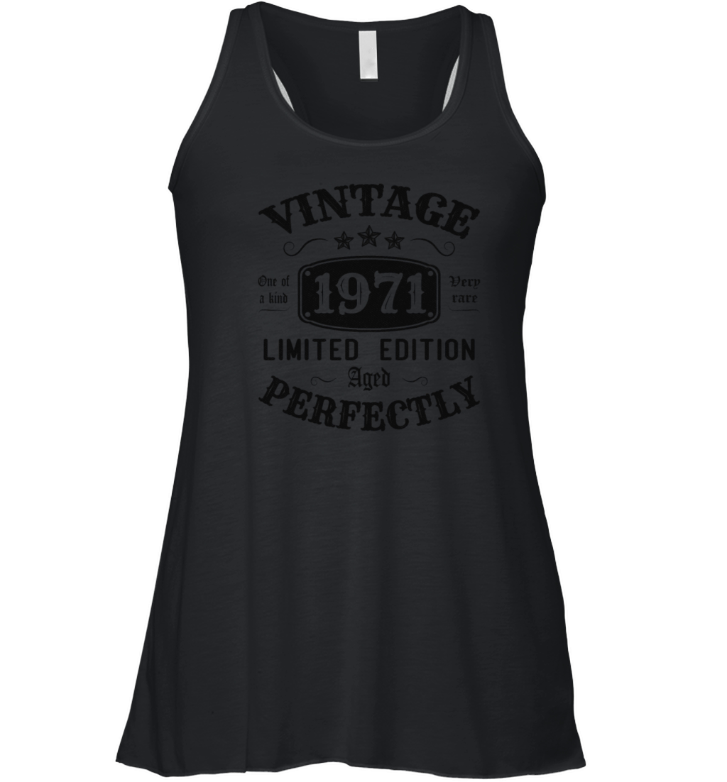 Vintage 1971 Limited Edition Aged Perfectly Women's Flowy Tank Top
