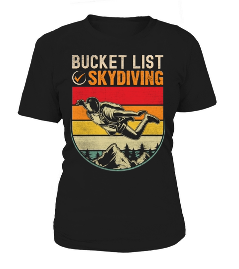 Bucket list skydiving 02 Women's T-Shirt