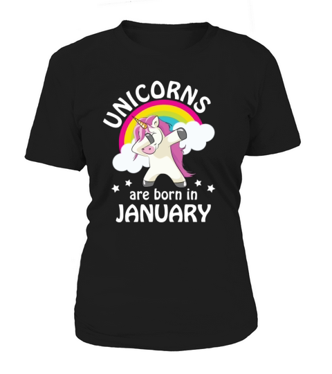 Unicorns are Born in January Women's T-Shirt