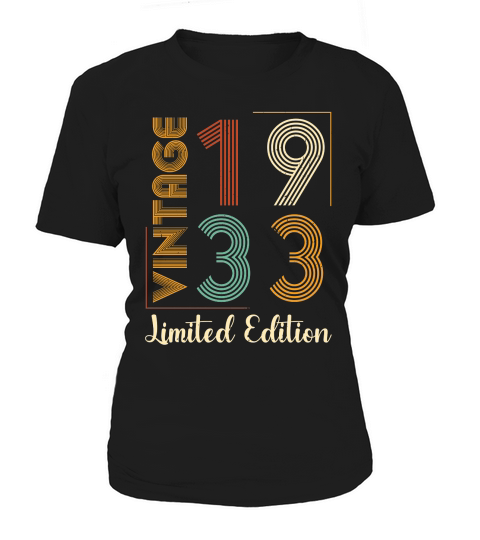 Vintage 1933 Limited Edition Birthday Women's T-Shirt