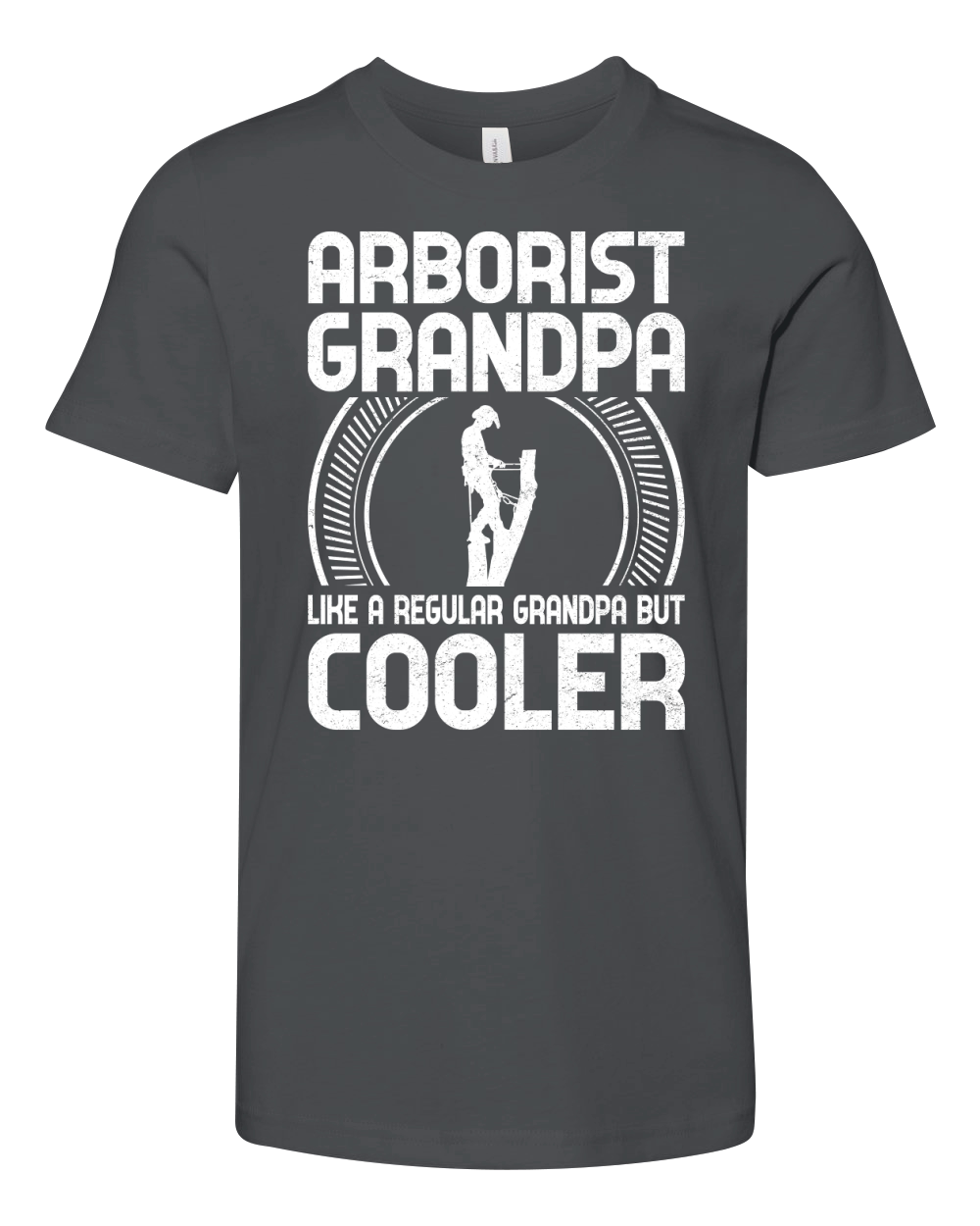 Arborist Grandpa Like A Regular Grandpa But Cooler (9) Youth Unisex Jersey Tee
