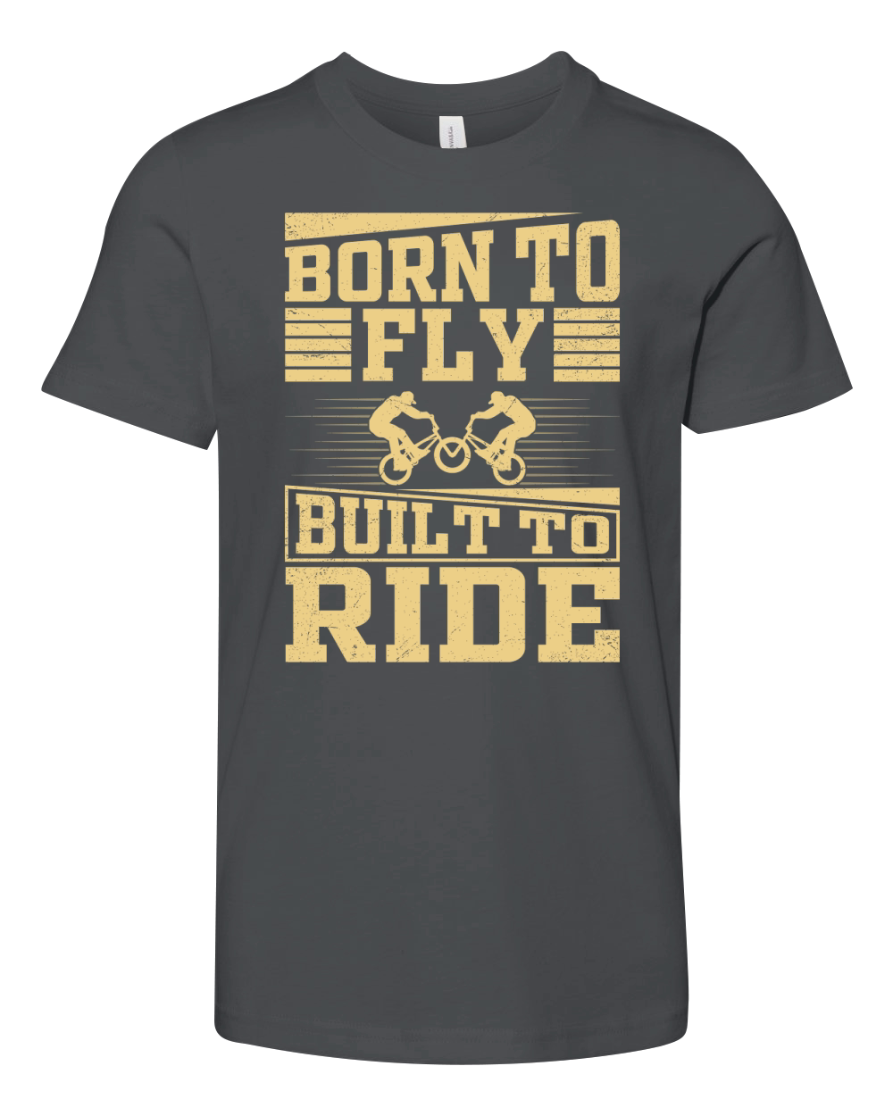 Born to Fly Built to ride Youth Unisex Jersey Tee