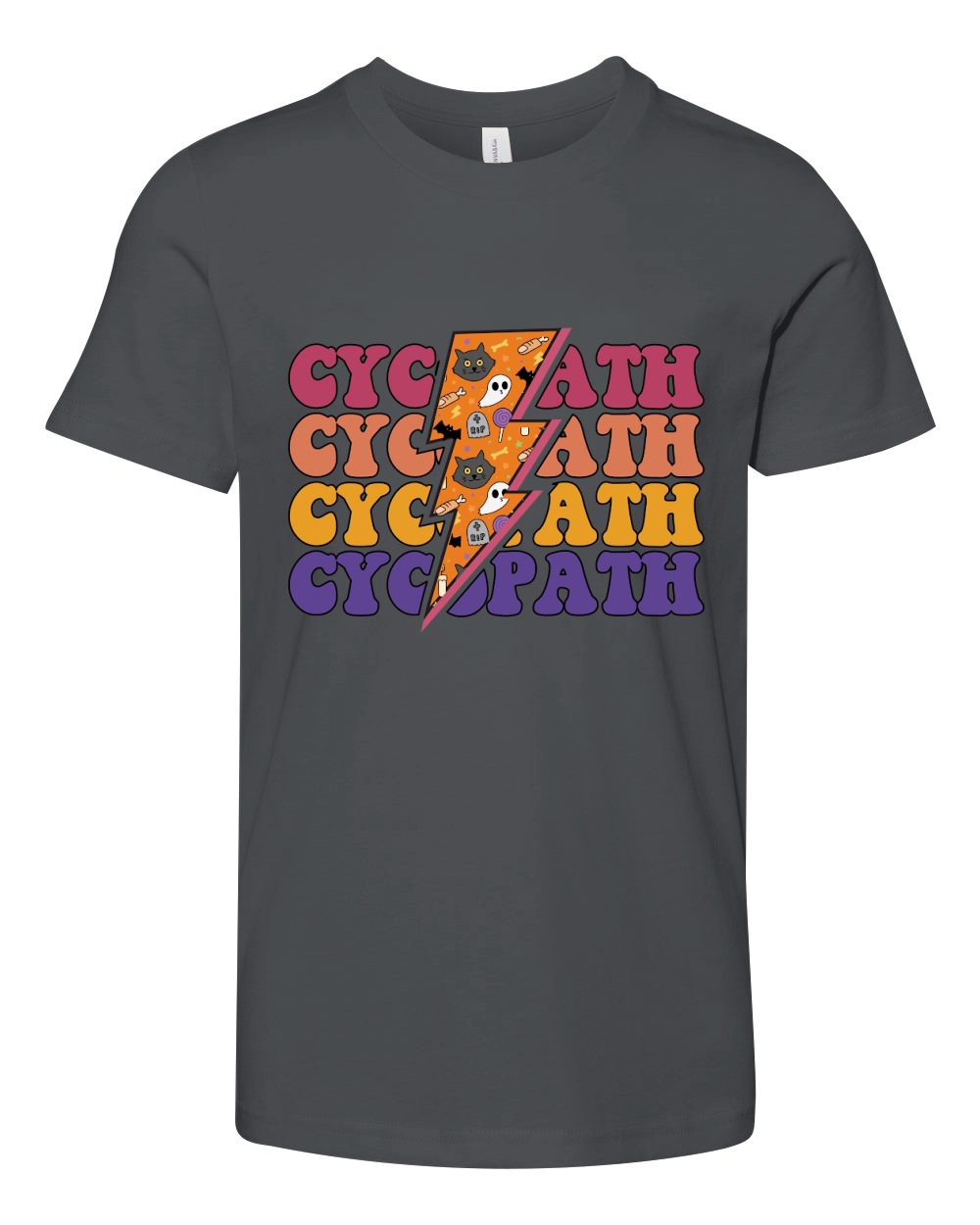 Cycopath Retro Groovy Vintage 02 Youth Unisex Jersey Tee