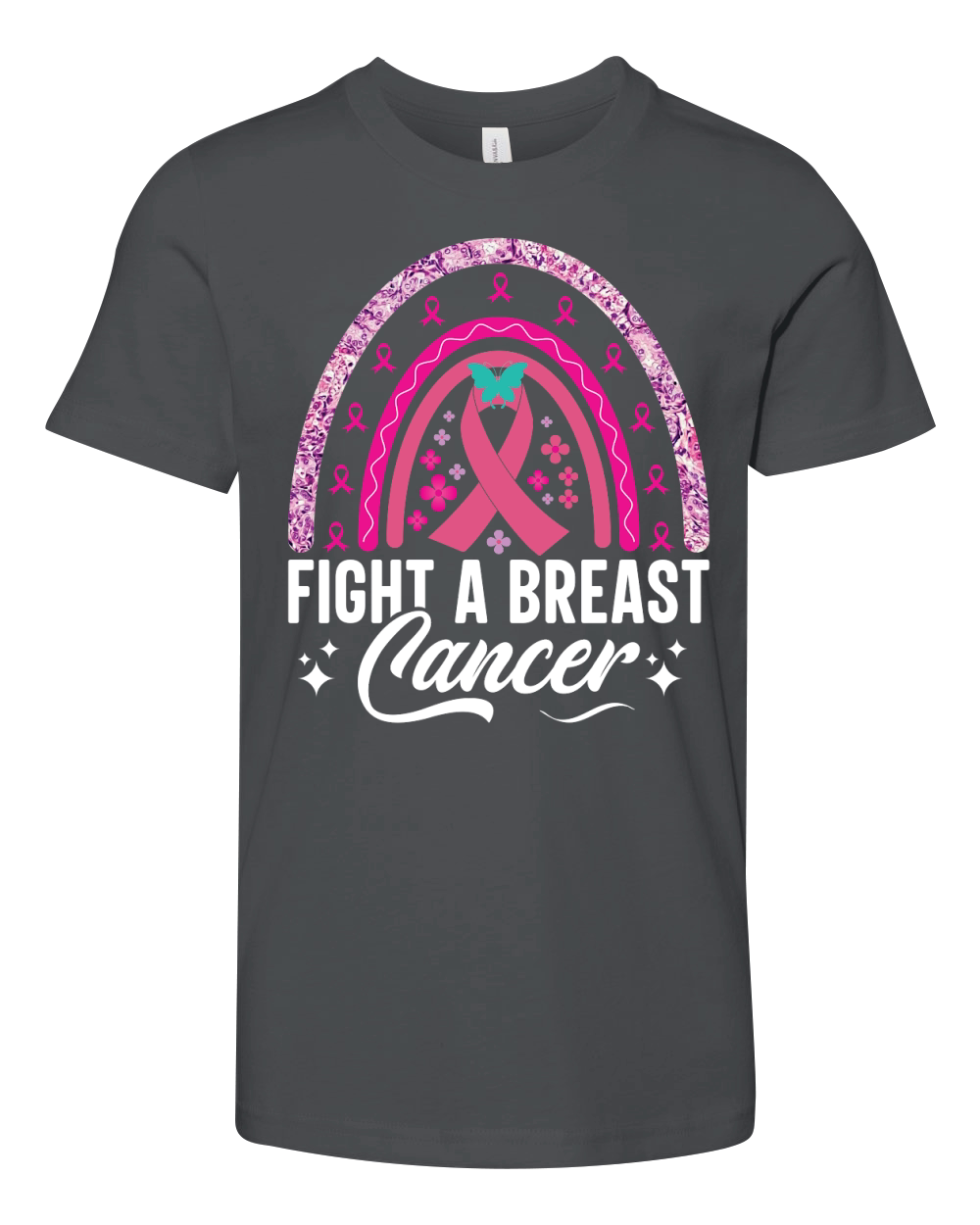 Fight a breast cancer Youth Unisex Jersey Tee