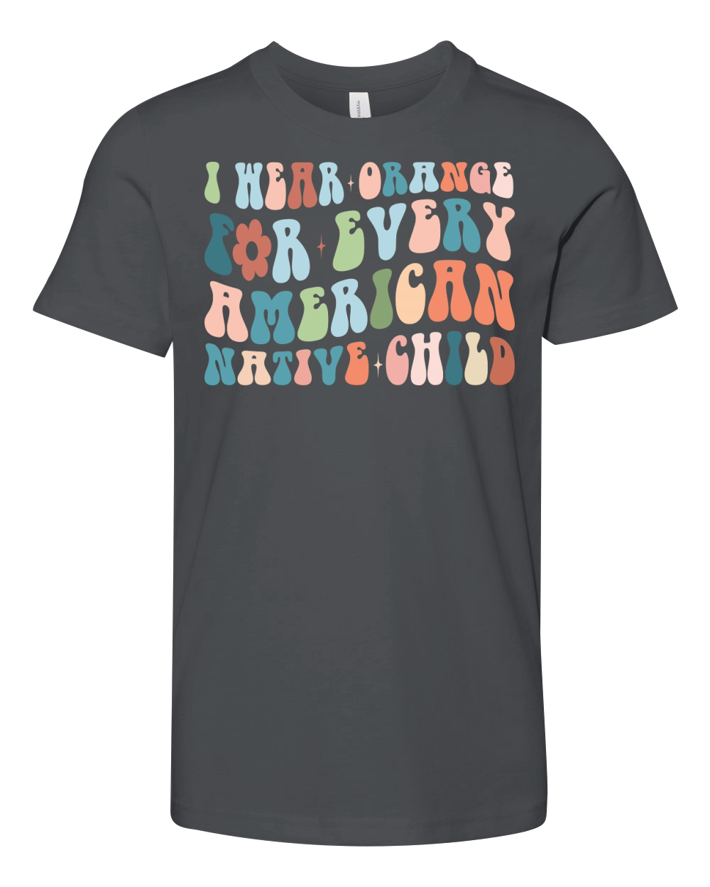 I Wear Orange For Every American Native Child Youth Unisex Jersey Tee