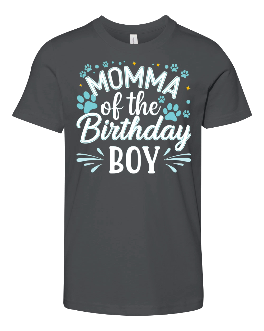 Momma Of The Birthday boy Youth Unisex Jersey Tee
