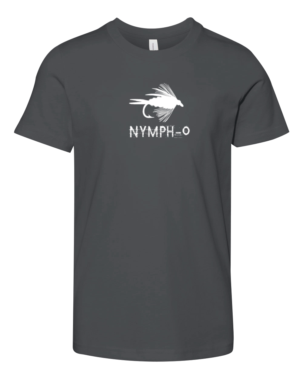 Nymph o funny fly fishing lure Youth Unisex Jersey Tee