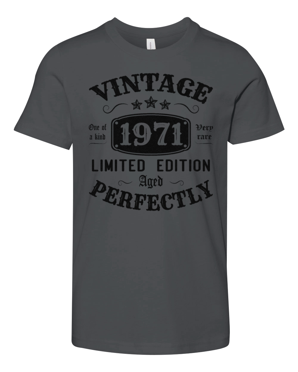 Vintage 1971 Limited Edition Aged Perfectly Youth Unisex Jersey Tee