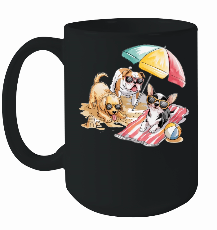 Dog Watercolor Bundle 03 Ceramic Mug