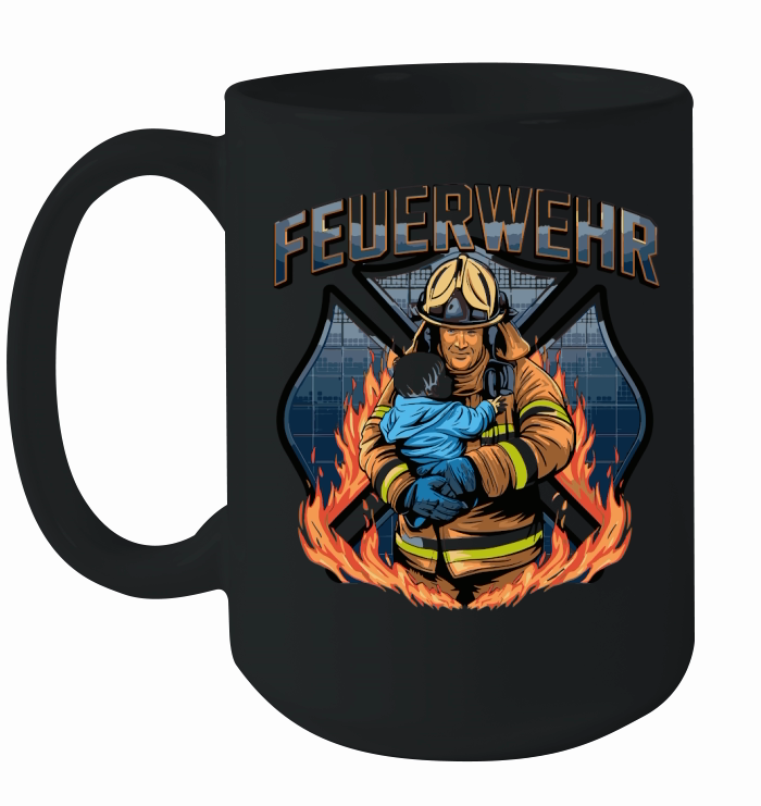 Feuerwehr 2 Ceramic Mug
