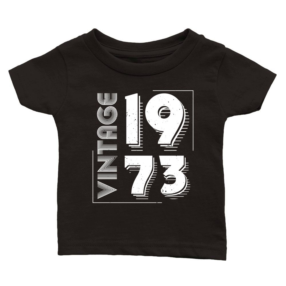 Vintage 1973 Limited Edition Birthday (2) Classic Baby Crewneck T-shirt
