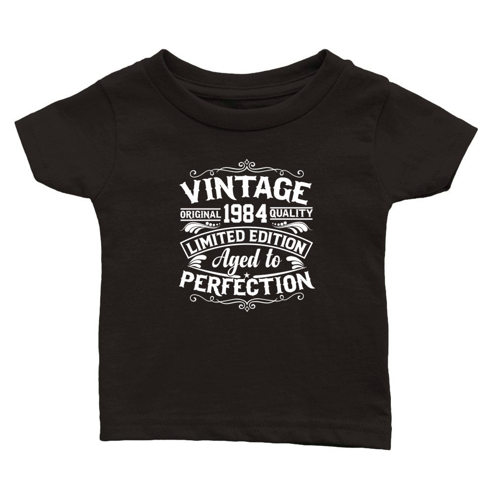 Vintage original 1984 quality limited edition aged to perfection Classic Baby Crewneck T-shirt