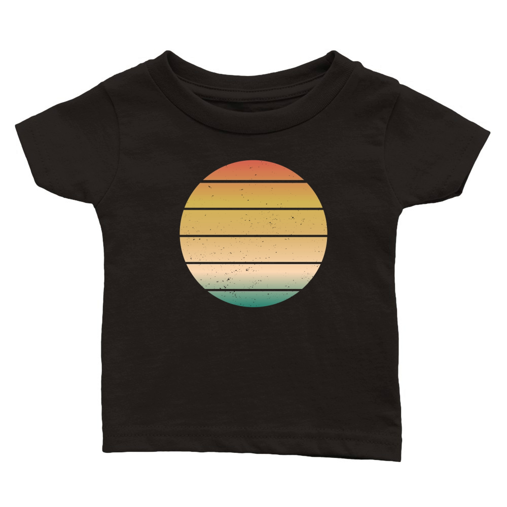 Vintage Retro Sunset (5) Classic Baby Crewneck T-shirt