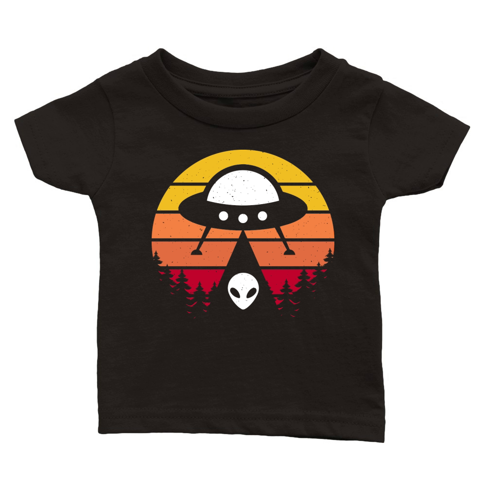 Vintage UFO Alien 9 Classic Baby Crewneck T-shirt