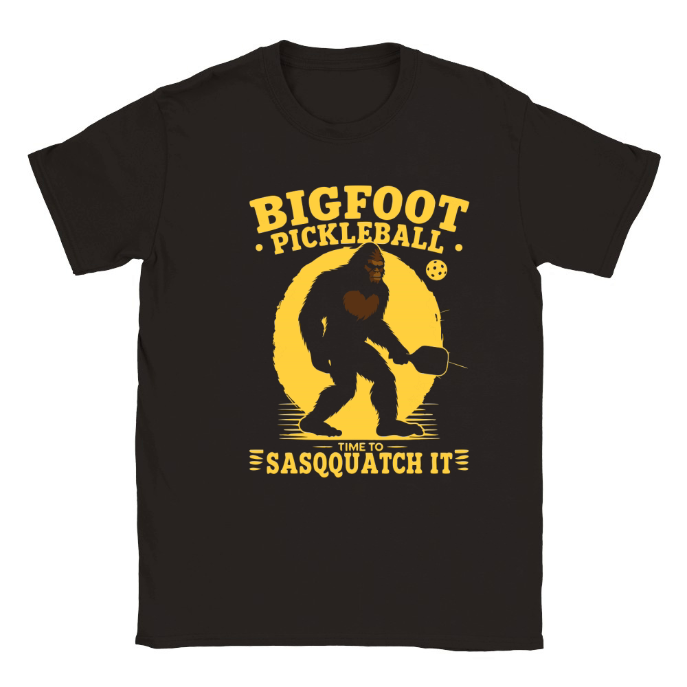 Bigfoot Pickleball Time To Sasquatch It Classic Kids Crewneck T-shirt