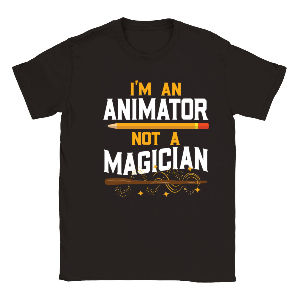 Funny Animator Not Magician Animation Classic Kids Crewneck T-shirt