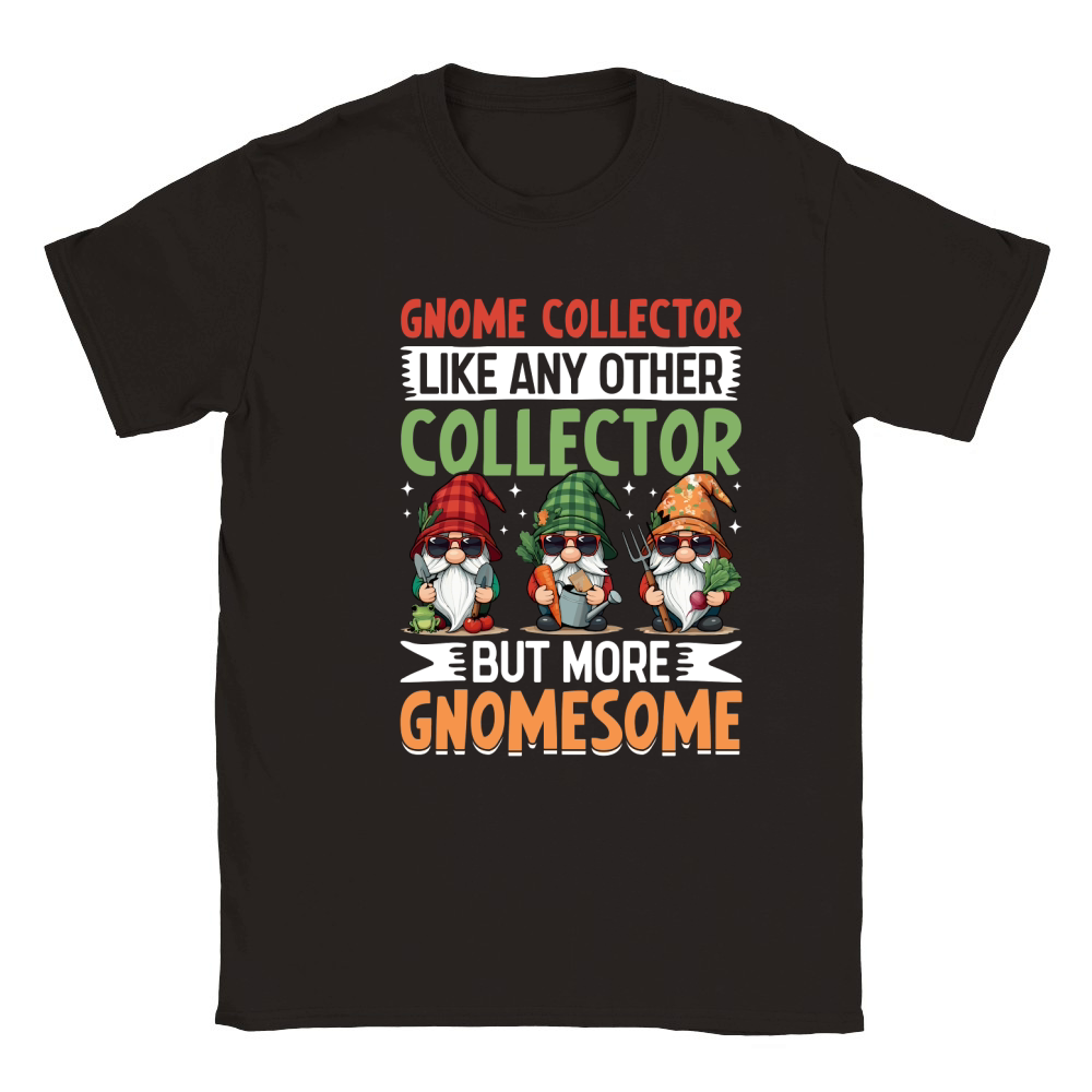 Gnome Collector Like Any other collector but more gnomesome Classic Kids Crewneck T-shirt