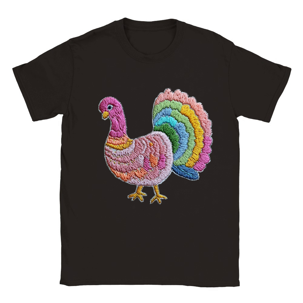 Thanksgiving Funny Turkey 15 Classic Kids Crewneck T-shirt