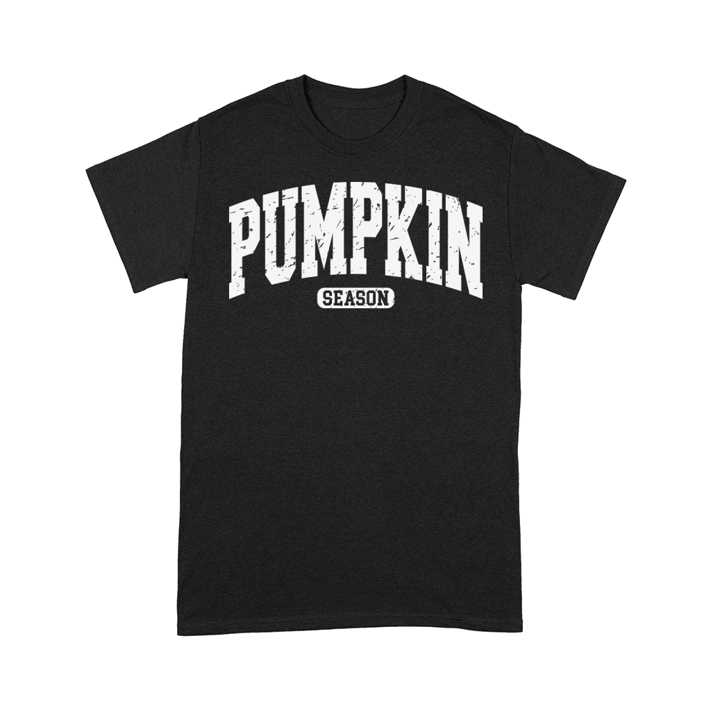 PumpkinSeasonVarsity1  Retro Comfort T-shirt