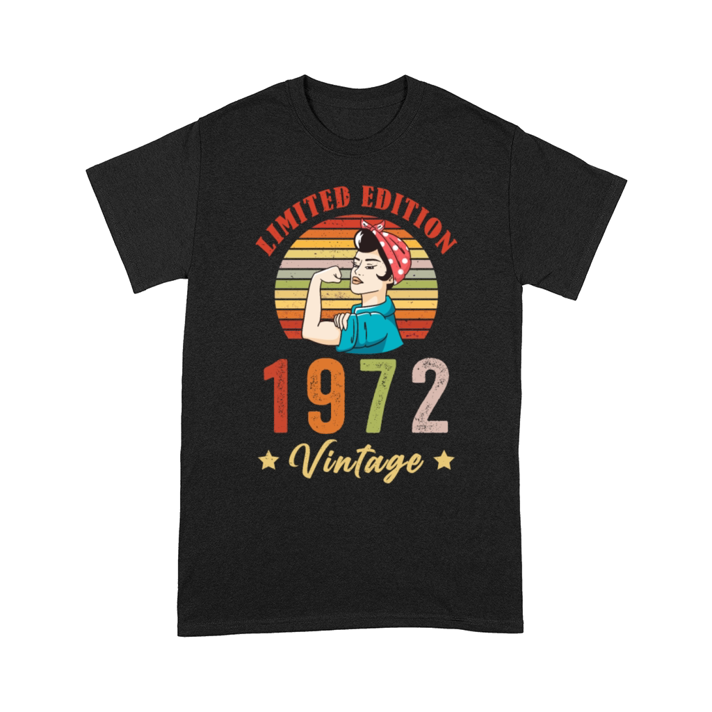 Retro Vintage 1972 50th Birthday Limited Edition Comfort T-shirt