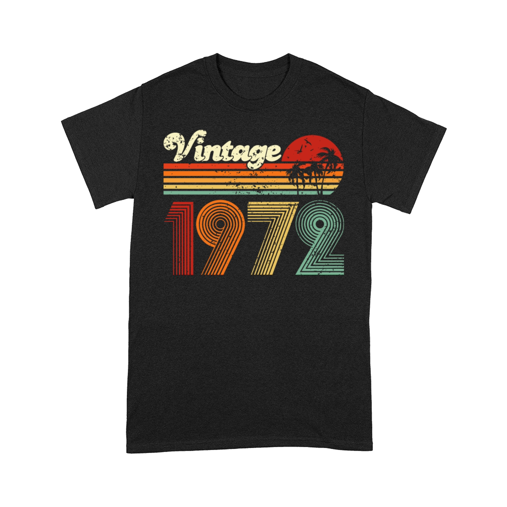 Vintage 1972 50th Birthday Fiftieth Gift men woman Comfort T-shirt