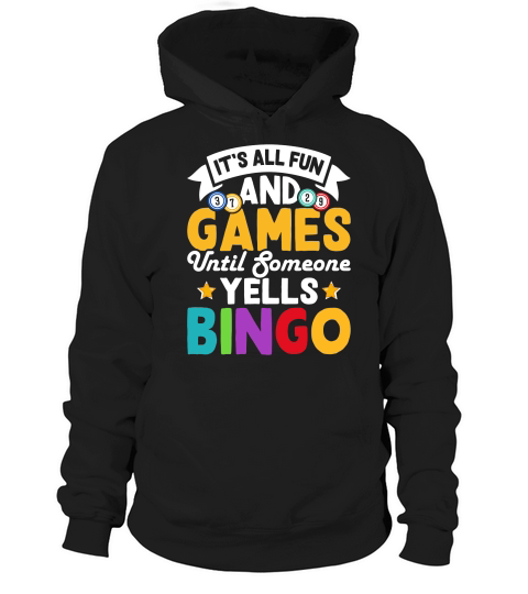 Casino Vintage Bingo Hoodie Unisex