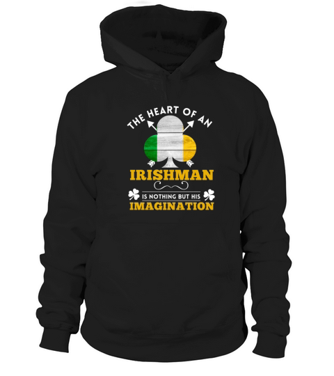 ST PATRICKS DAY THE HEART OF AN IRISHMAN Hoodie Unisex