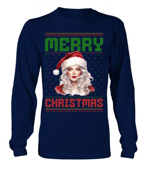 Merry christmas 59 62 Long sleeved Unisex