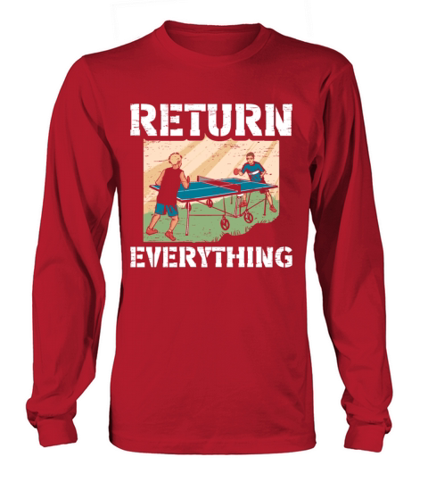 Table Tennis Ping Pong Return Everything Long sleeved Unisex