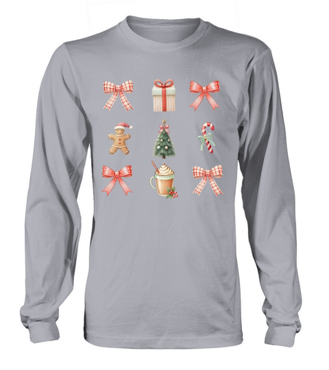 Vintage Christmas Long sleeved Unisex