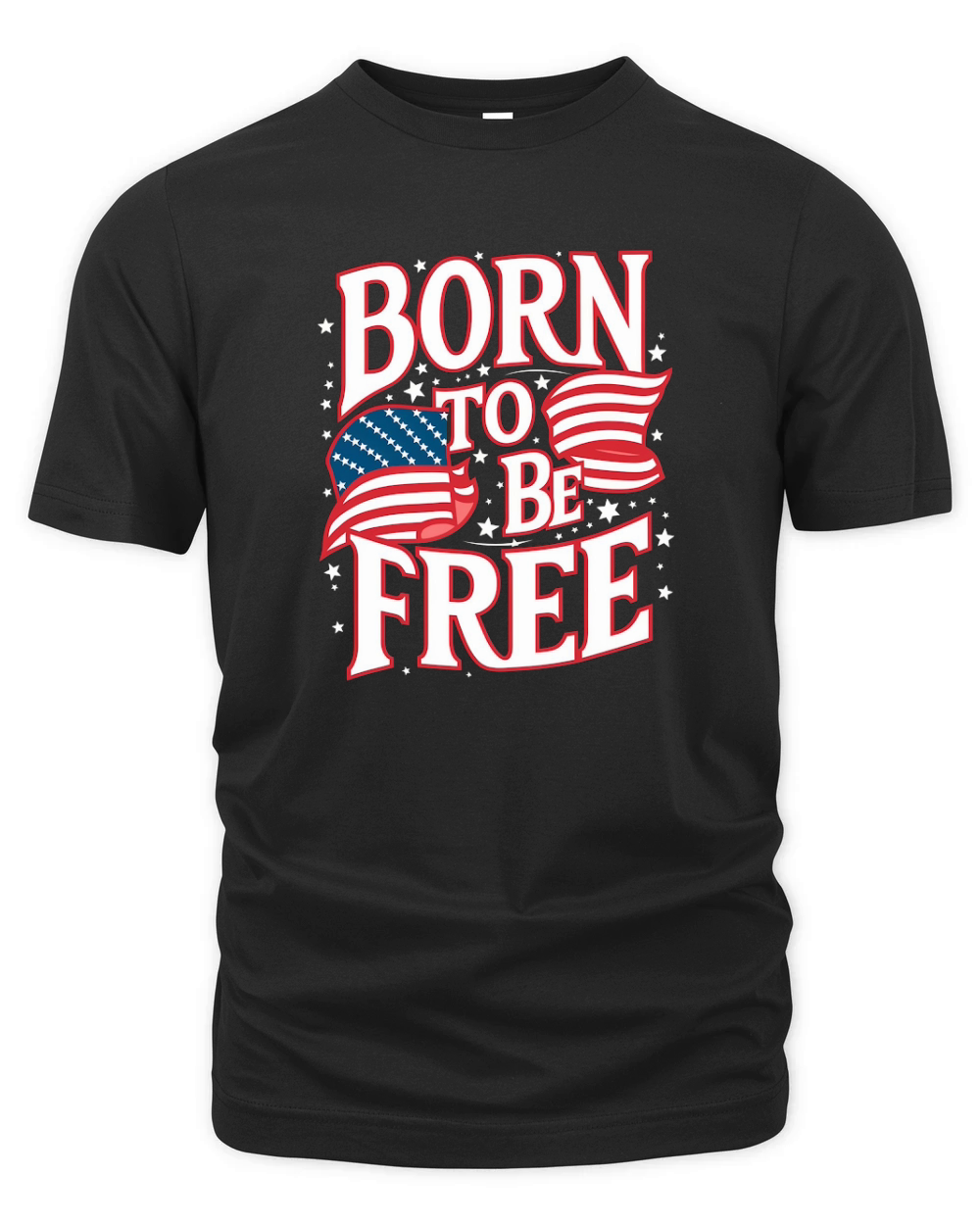Born To Be Free Organic Unisex T-shirt