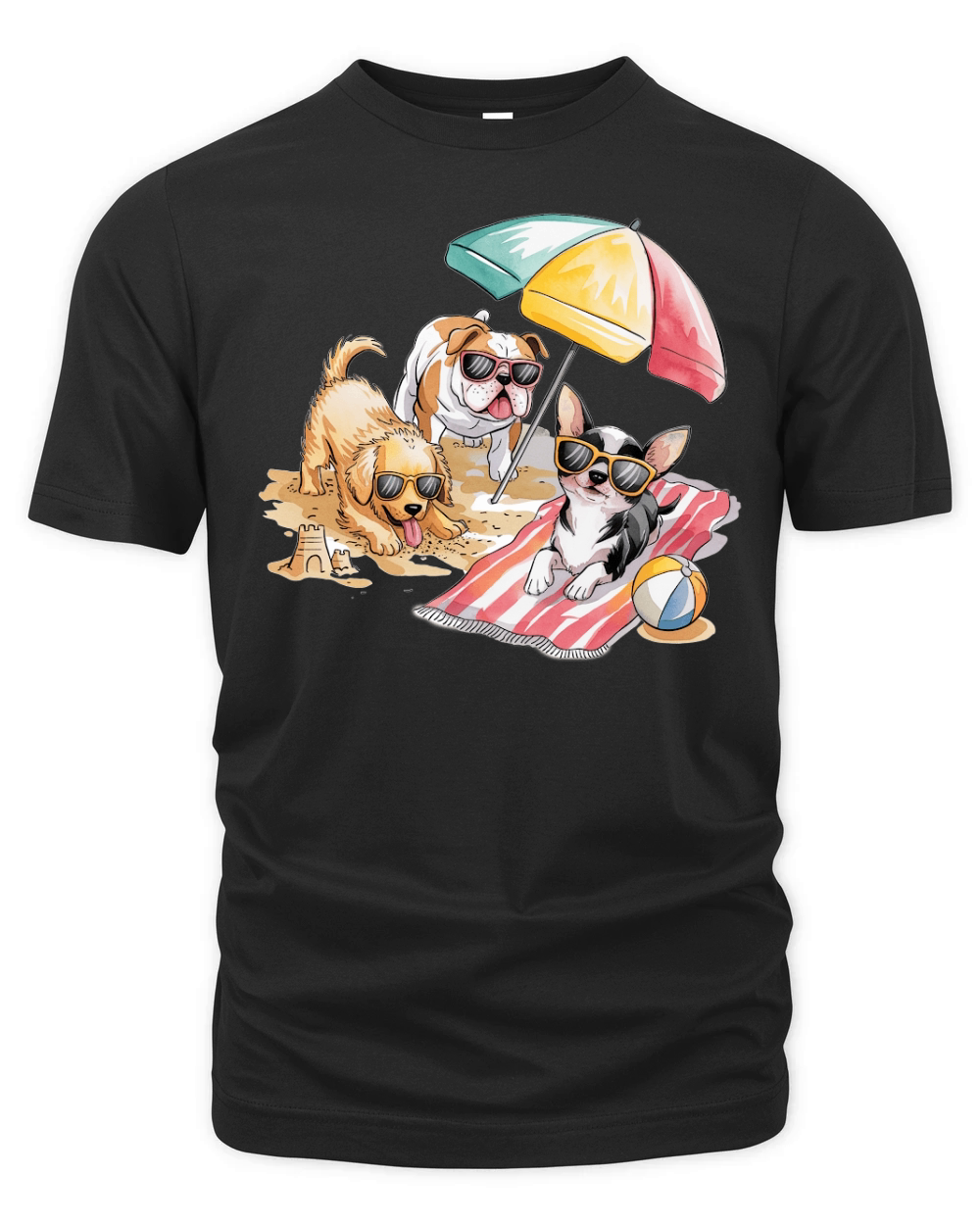 Dog Watercolor Bundle 03 Organic Unisex T-shirt