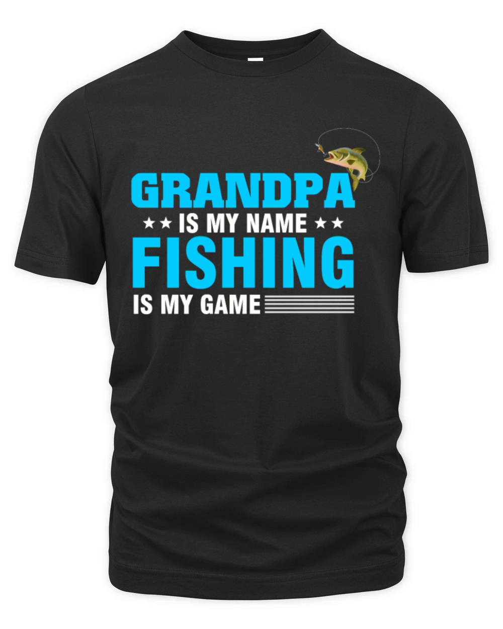 Fishing T-Shirt For Grandpa From Kids. Organic Unisex T-shirt