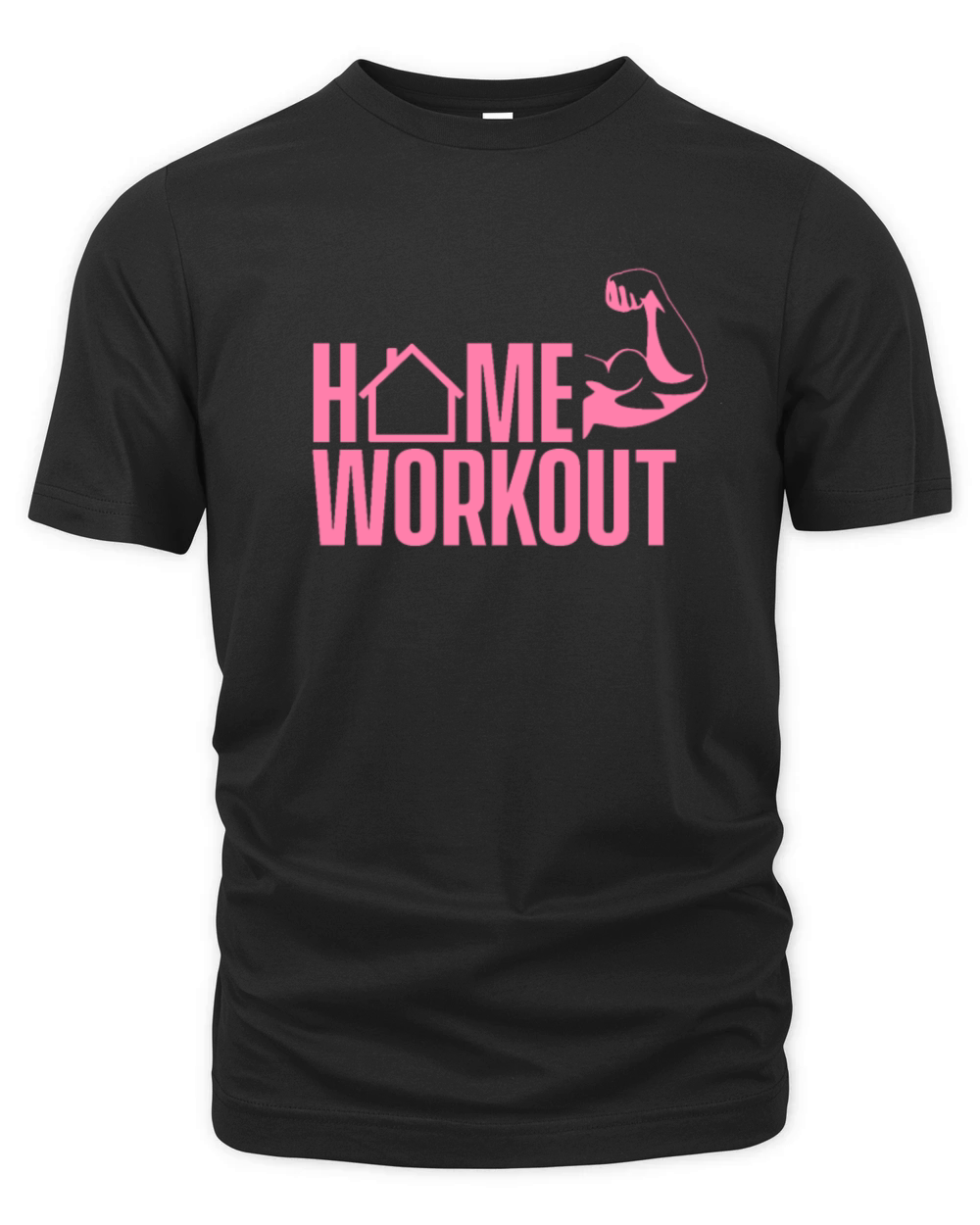 Home workout Girl Training At Home Fitness Organic Unisex T-shirt