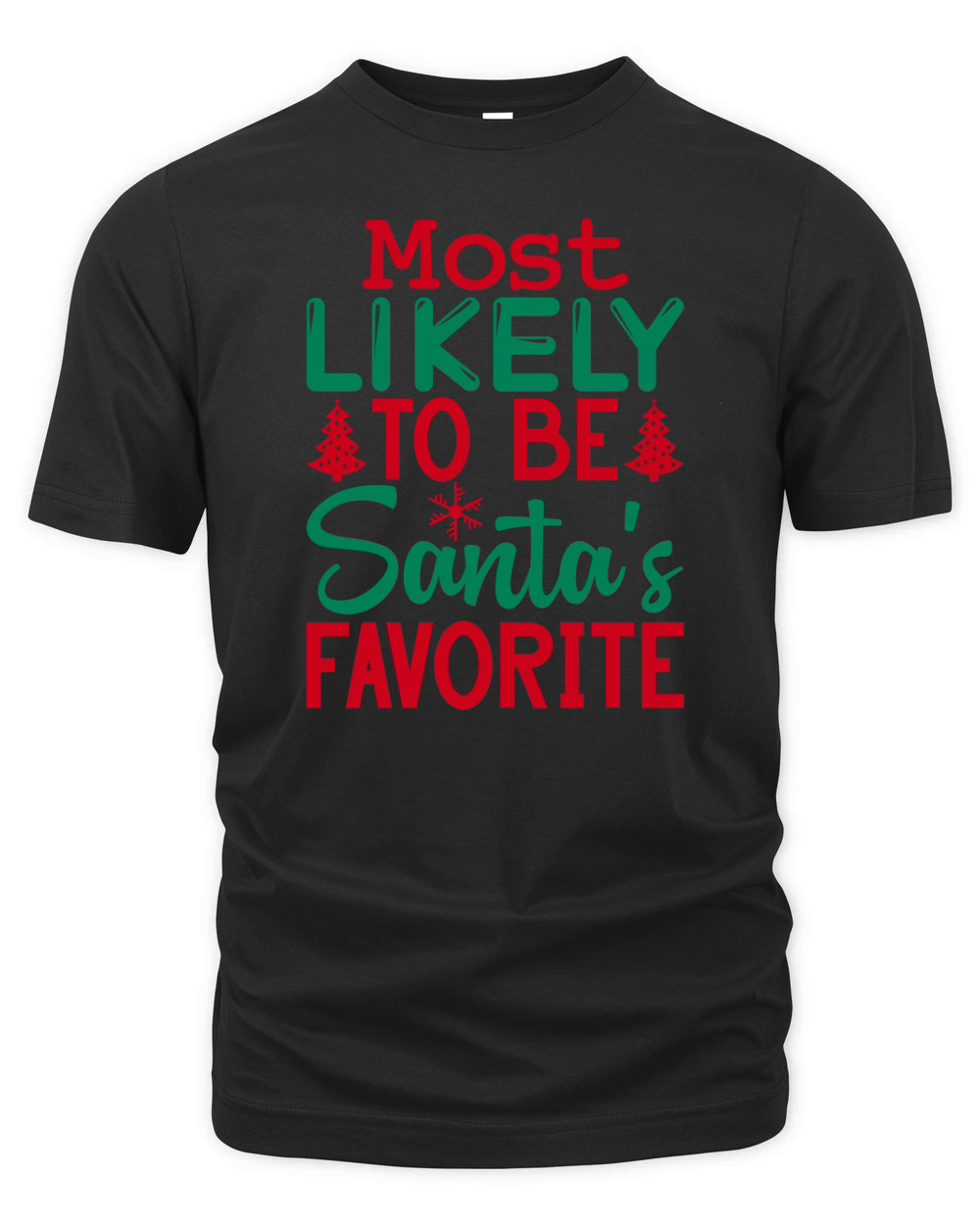 Most likely to be santas favorite Organic Unisex T-shirt