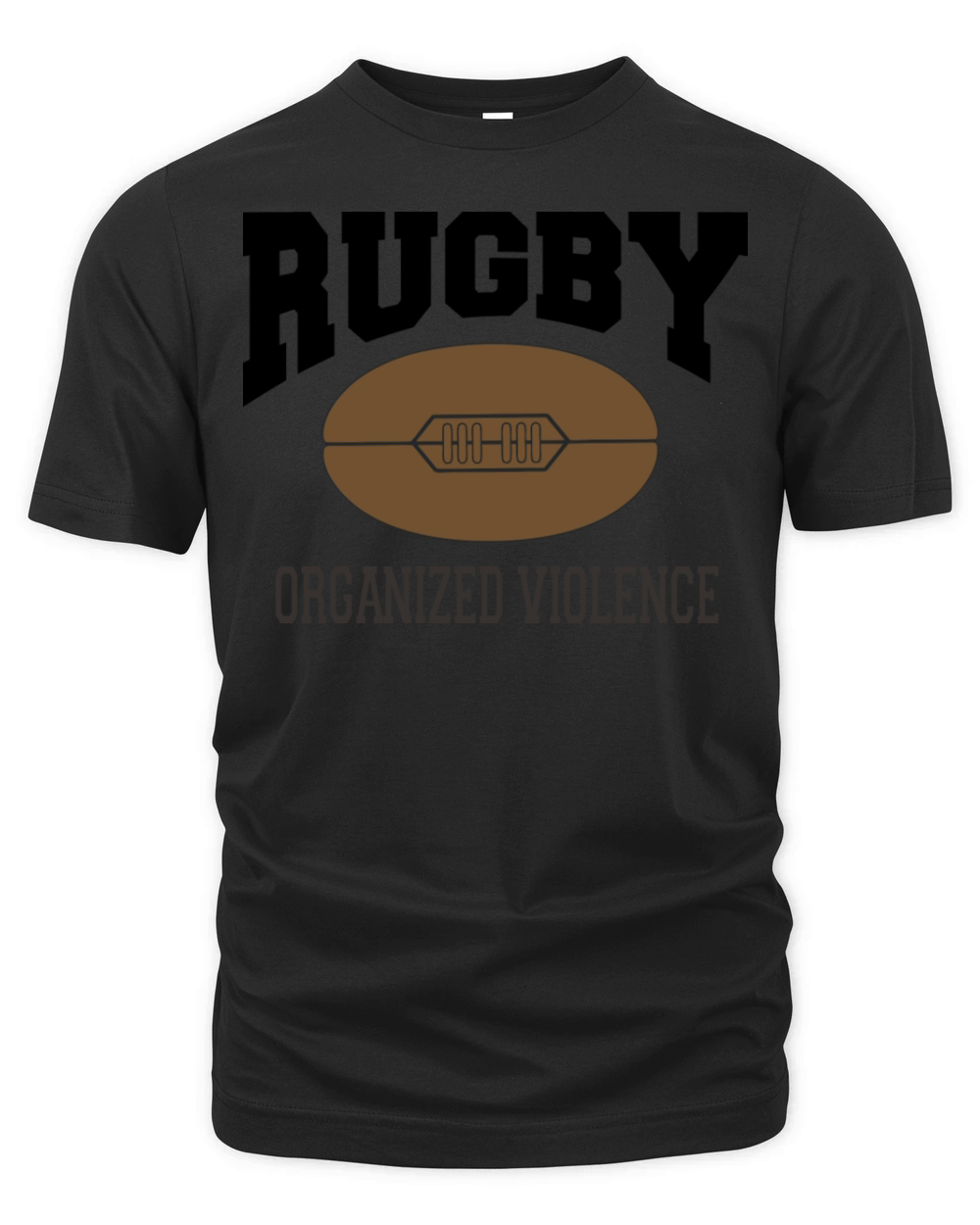 Rugby Organized Violence Organic Unisex T-shirt