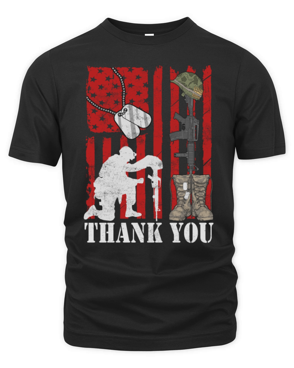 Thank You Memorial Day Gift Organic Unisex T-shirt