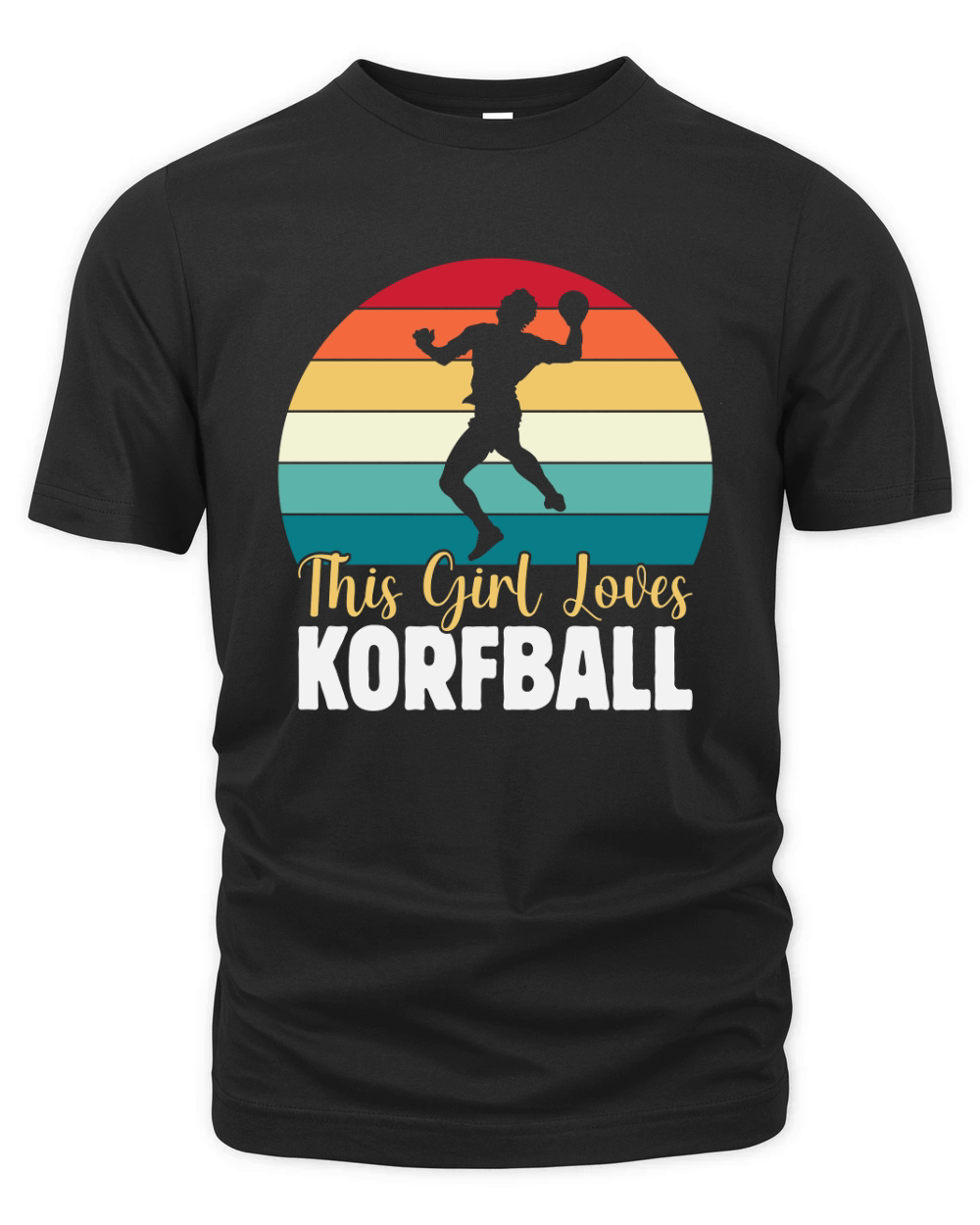 This Girl Loves Korfball Organic Unisex T-shirt