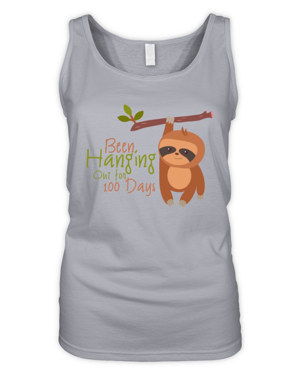 100 Days of School for Kindergarten Elementary Organic Women's Tank Top