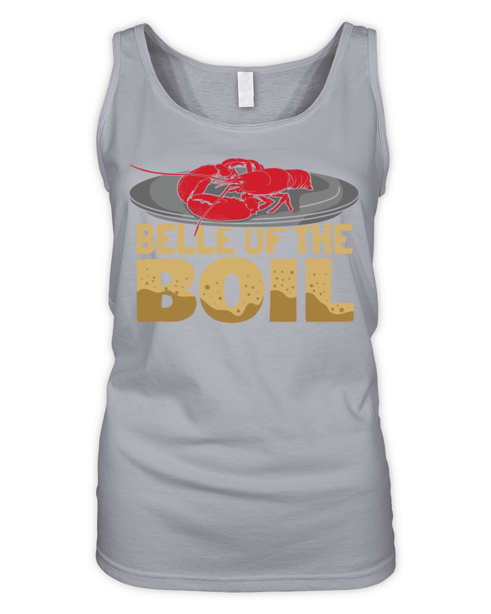 Belle Of The Crawfish Boil - Crawfish Boiling Crab Organic Women's Tank Top