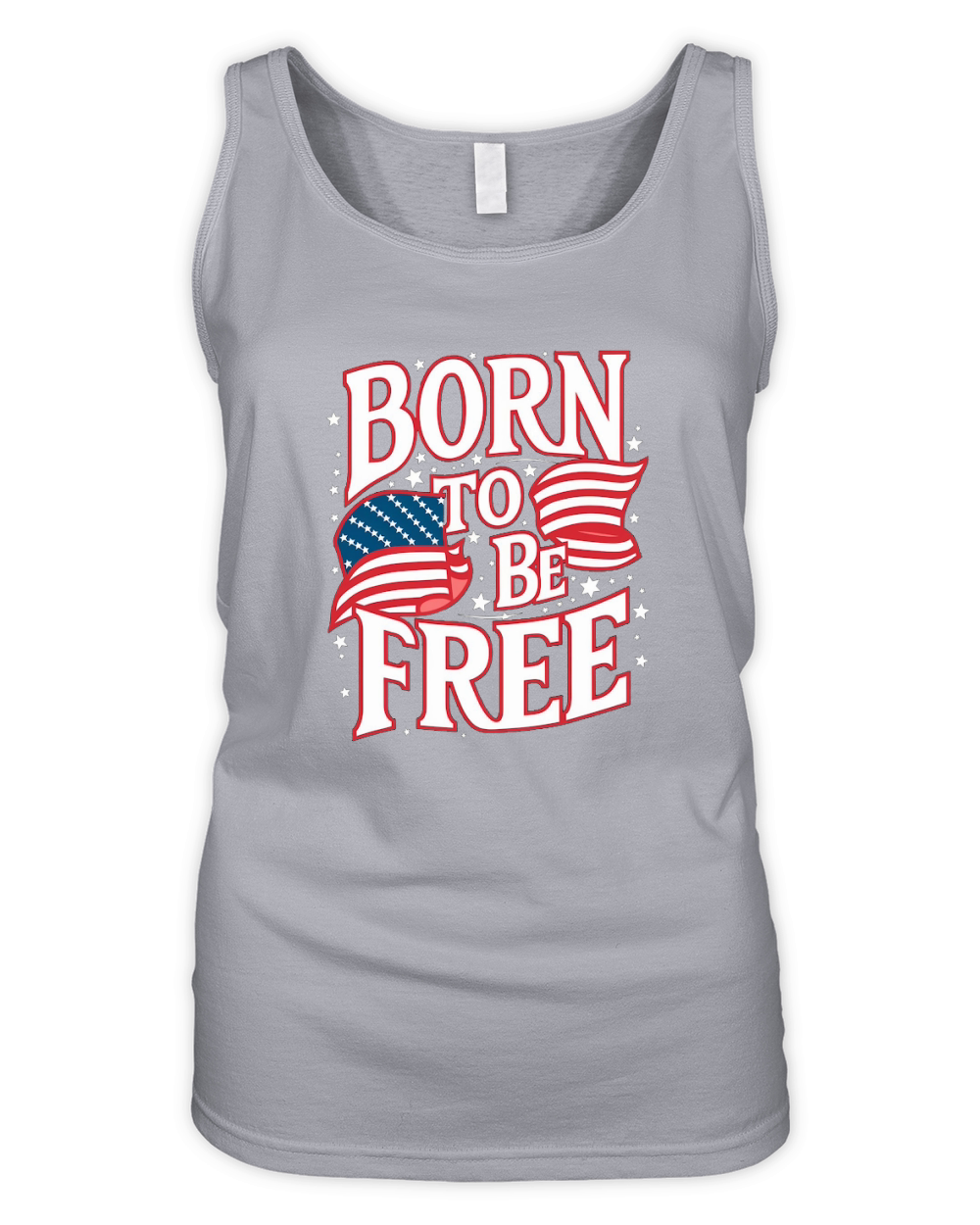 Born To Be Free Organic Women's Tank Top