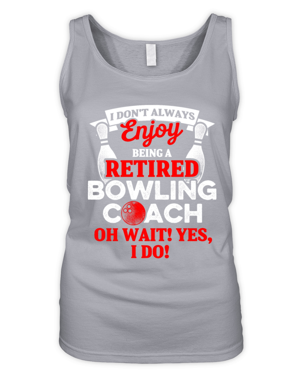 Bowling Coach Retired Player Team Instructor DA1 Organic Women's Tank Top