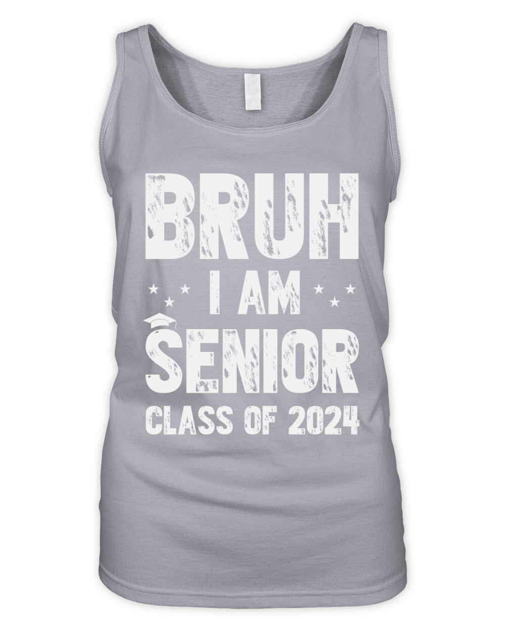 Bruh Im Senior Class of 2024 Organic Women's Tank Top