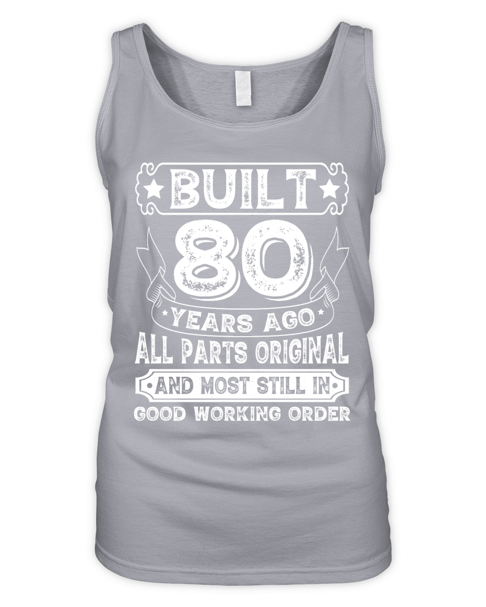 Built 80 Years Ago All Parts Original  (2) Organic Women's Tank Top