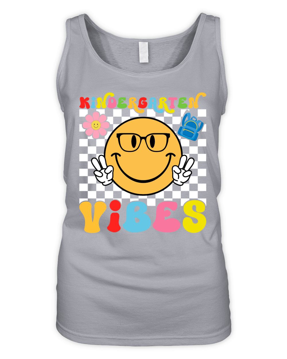 Kindergarten Vibes 2 Organic Women's Tank Top